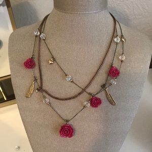 Betsey John brand new necklace and earrings set